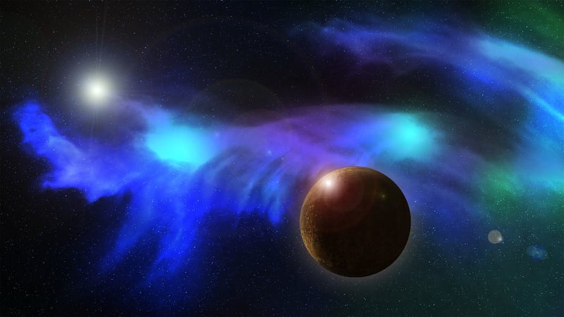 Alien Planet Fantasy Landscape